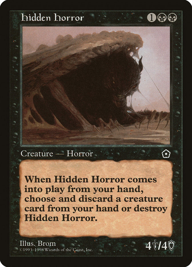 Hidden Horror [Portal Second Age] | Card Merchant Takapuna