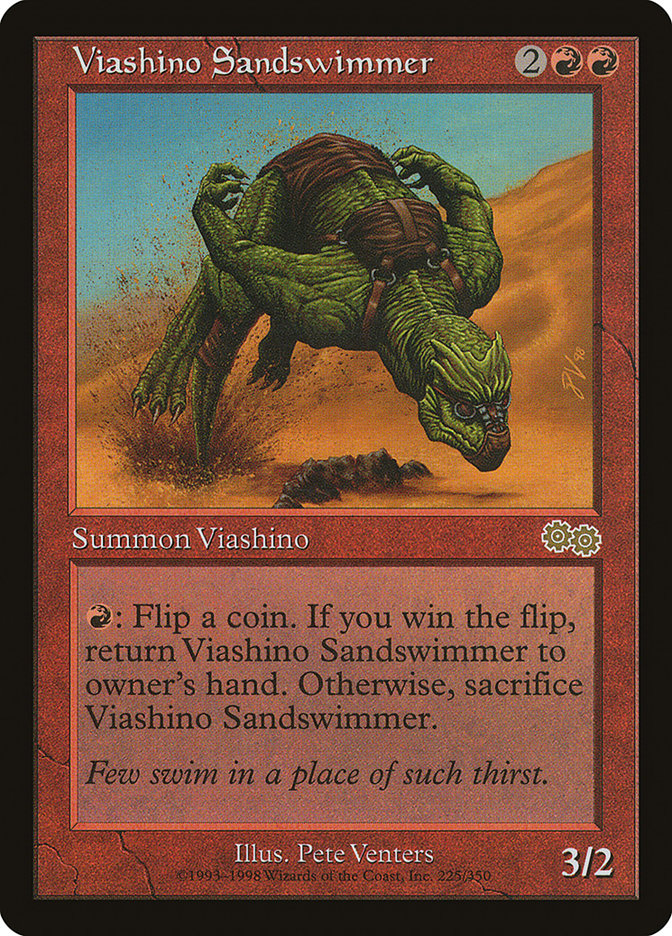 Viashino Sandswimmer [Urza's Saga] | Card Merchant Takapuna