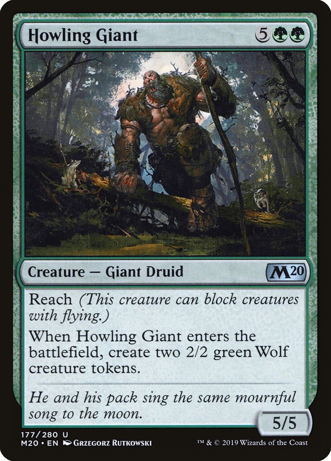 Howling Giant [Core Set 2020] | Card Merchant Takapuna