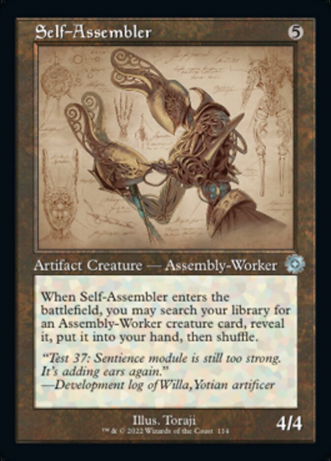 Self-Assembler (Retro Schematic) [The Brothers' War Retro Artifacts] | Card Merchant Takapuna