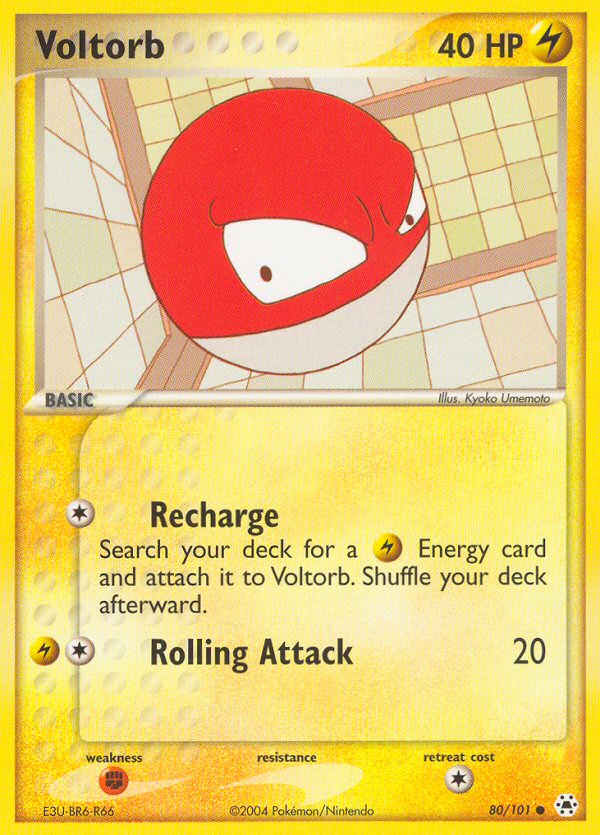 Voltorb (80/101) [EX: Hidden Legends] | Card Merchant Takapuna