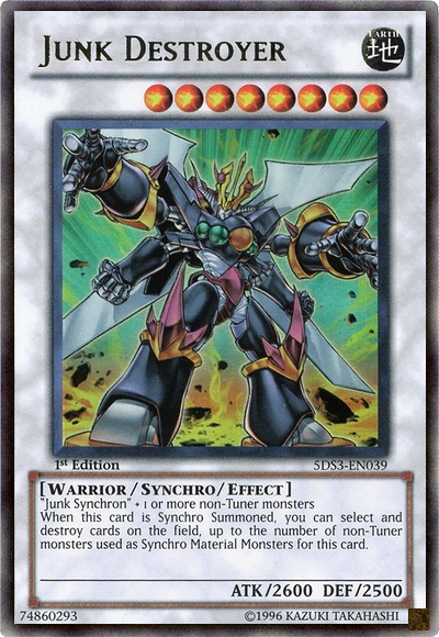 Junk Destroyer [5DS3-EN039] Ultra Rare | Card Merchant Takapuna