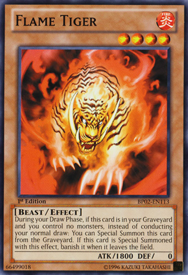 Flame Tiger [BP02-EN113] Mosaic Rare | Card Merchant Takapuna