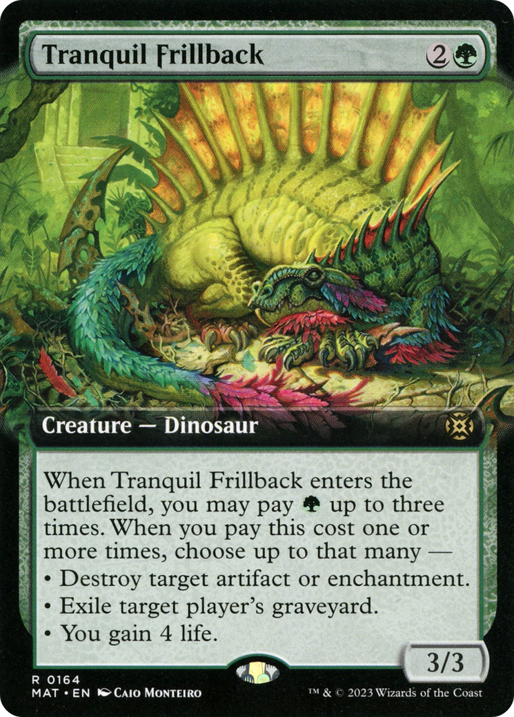 Tranquil Frillback (Extended Art) [March of the Machine: The Aftermath] | Card Merchant Takapuna