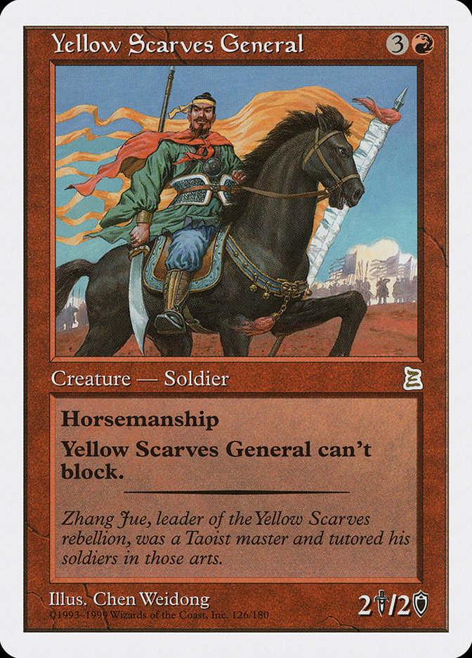 Yellow Scarves General [Portal Three Kingdoms] | Card Merchant Takapuna