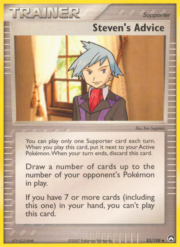 Steven's Advice (83/108) [EX: Power Keepers] | Card Merchant Takapuna