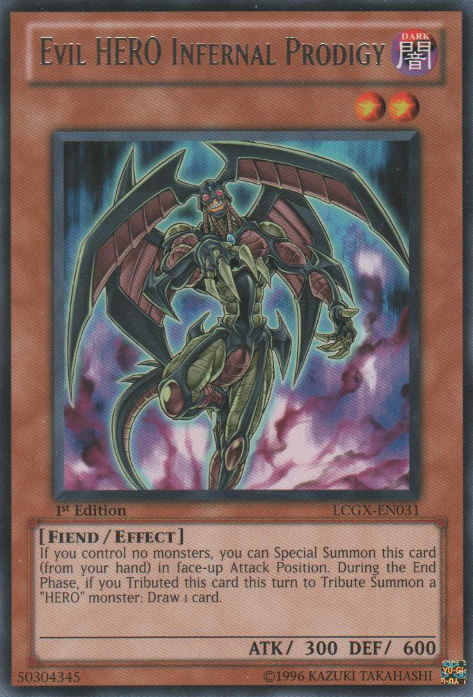 Evil HERO Infernal Prodigy [LCGX-EN031] Rare | Card Merchant Takapuna