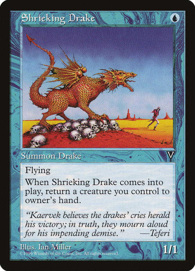 Shrieking Drake [Visions] | Card Merchant Takapuna