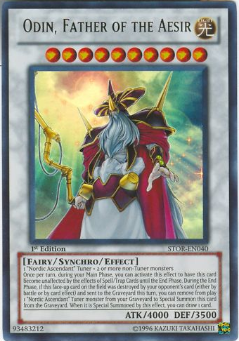 Odin, Father of the Aesir [STOR-EN040] Ultra Rare | Card Merchant Takapuna