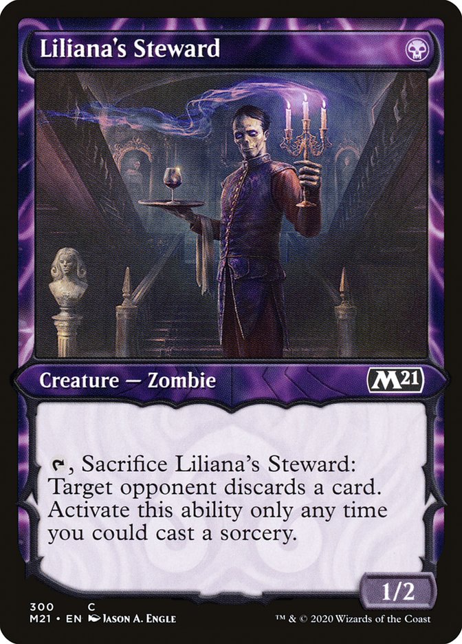 Liliana's Steward (Showcase) [Core Set 2021] | Card Merchant Takapuna