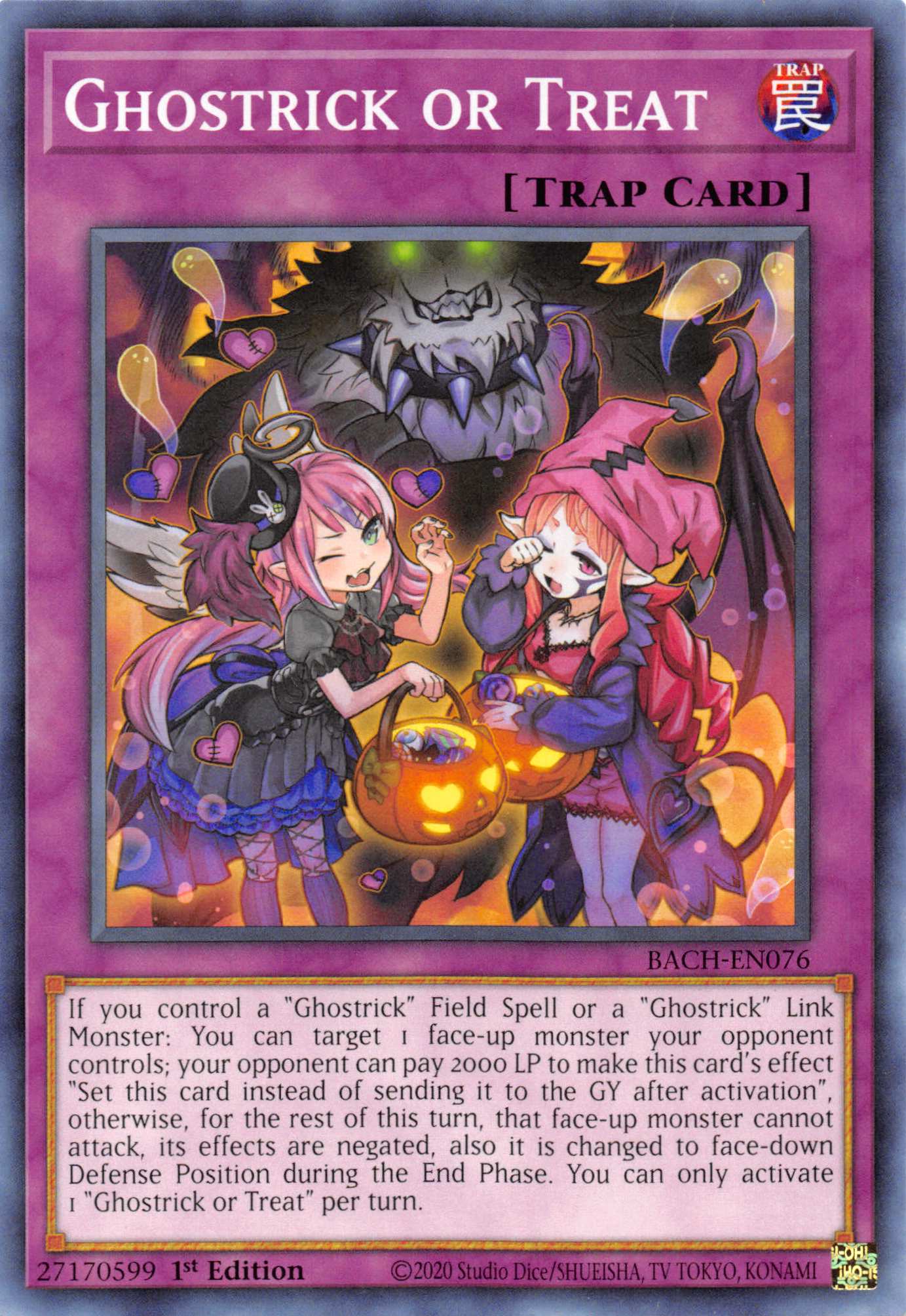 Ghostrick or Treat [BACH-EN076] Common | Card Merchant Takapuna