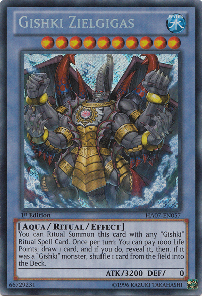 Gishki Zielgigas [HA07-EN057] Secret Rare | Card Merchant Takapuna