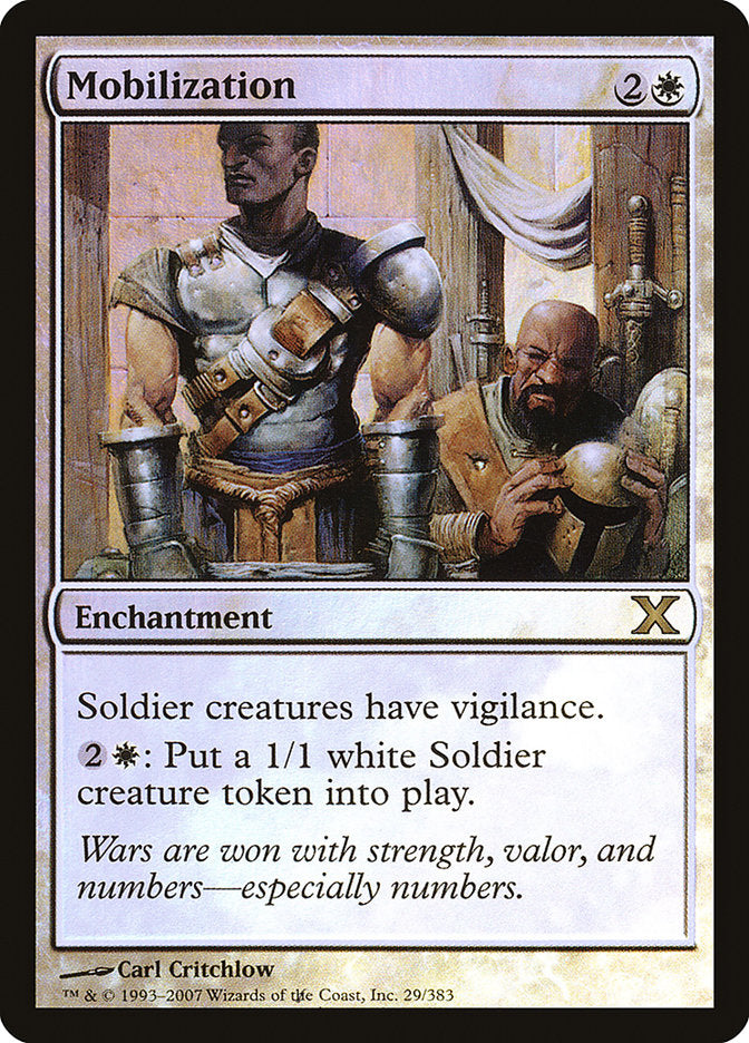 Mobilization (Premium Foil) [Tenth Edition] | Card Merchant Takapuna