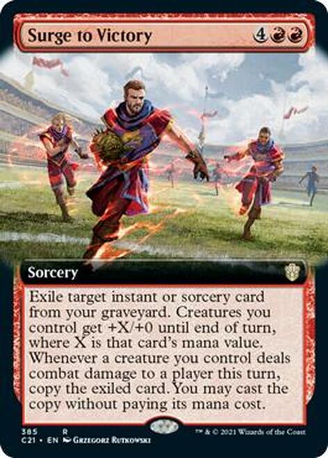 Surge to Victory (Extended Art) [Commander 2021] | Card Merchant Takapuna