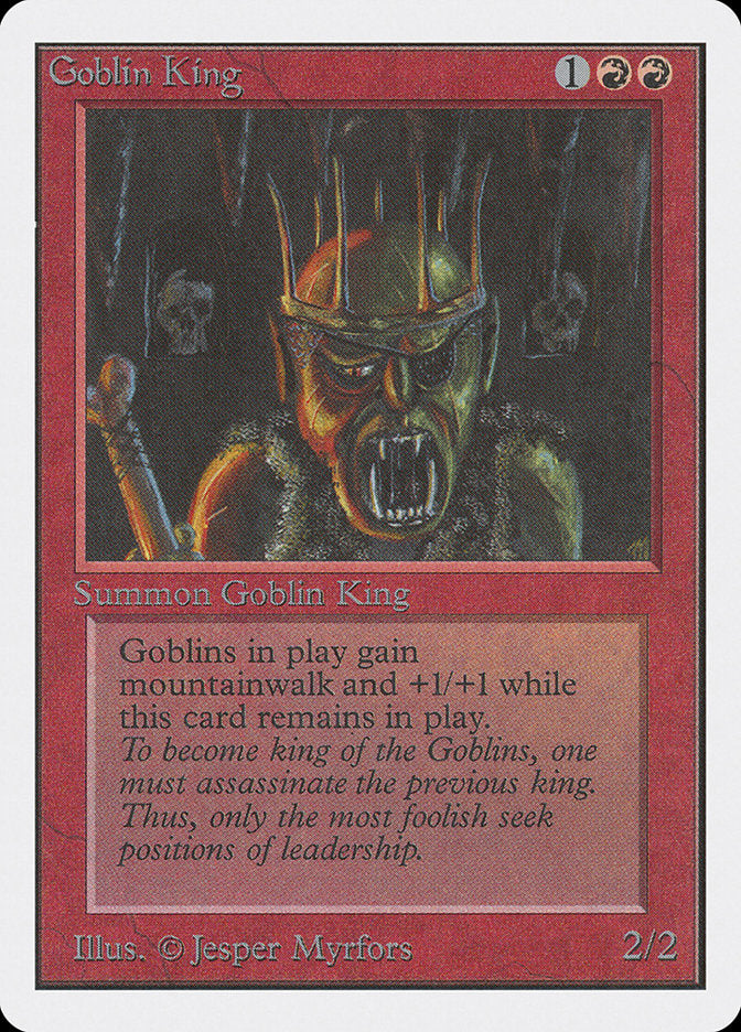 Goblin King [Unlimited Edition] | Card Merchant Takapuna