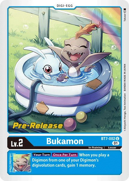 Bukamon [BT7-002] [Next Adventure Pre-Release Cards] | Card Merchant Takapuna