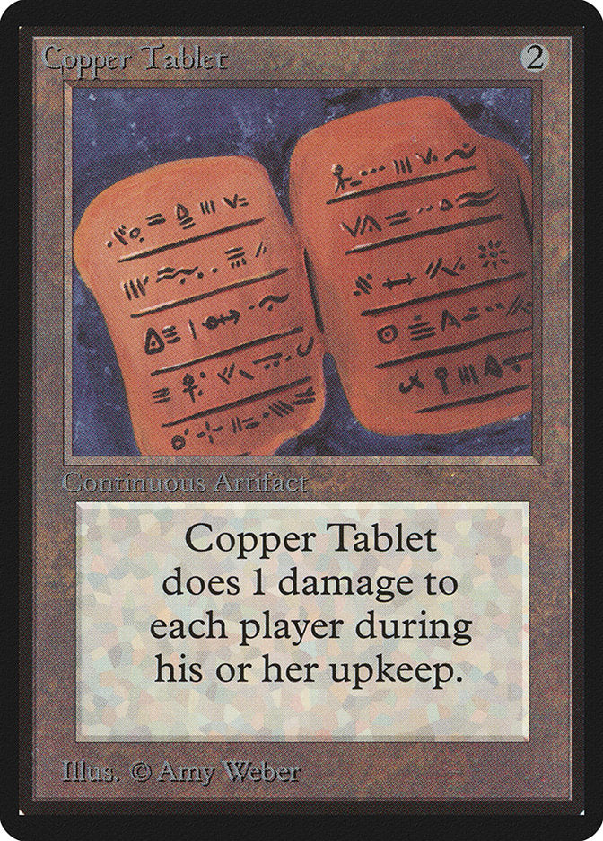 Copper Tablet [Beta Edition] | Card Merchant Takapuna