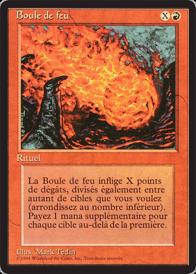 Fireball [Foreign Black Border] | Card Merchant Takapuna