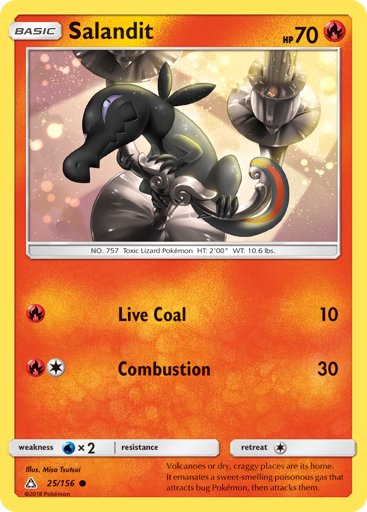 Salandit (25/156) [Sun & Moon: Ultra Prism] | Card Merchant Takapuna