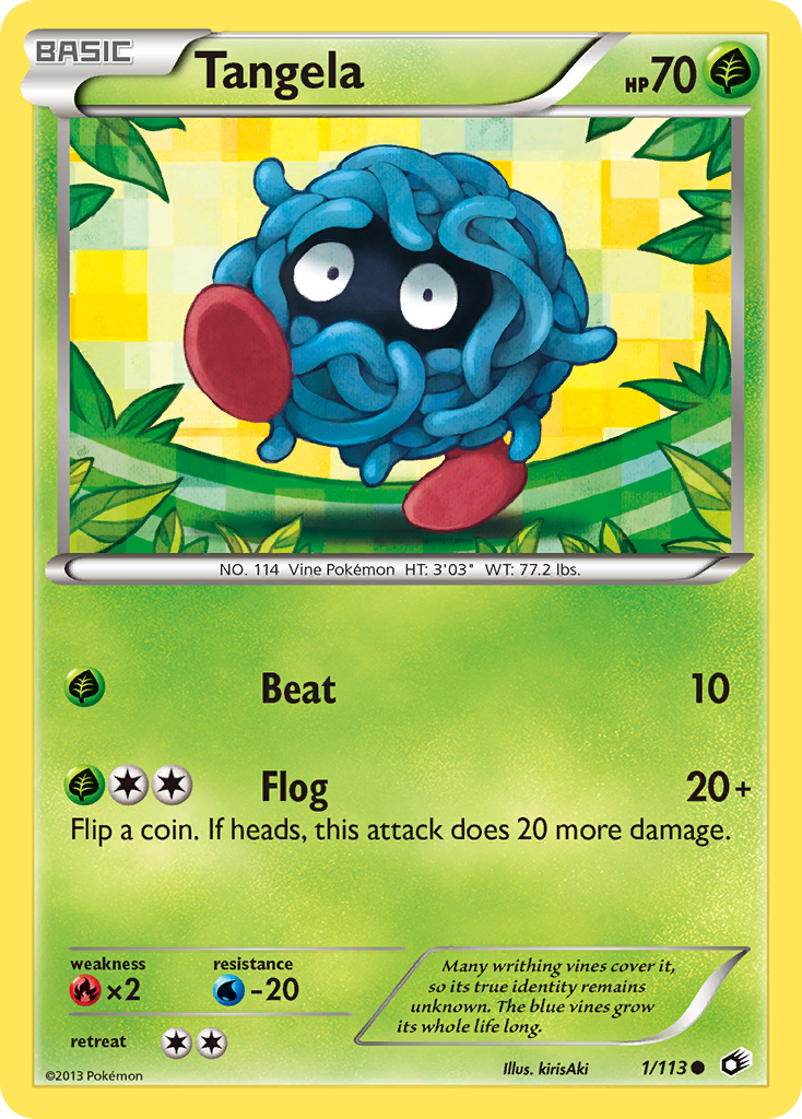 Tangela (1/113) [Black & White: Legendary Treasures] | Card Merchant Takapuna