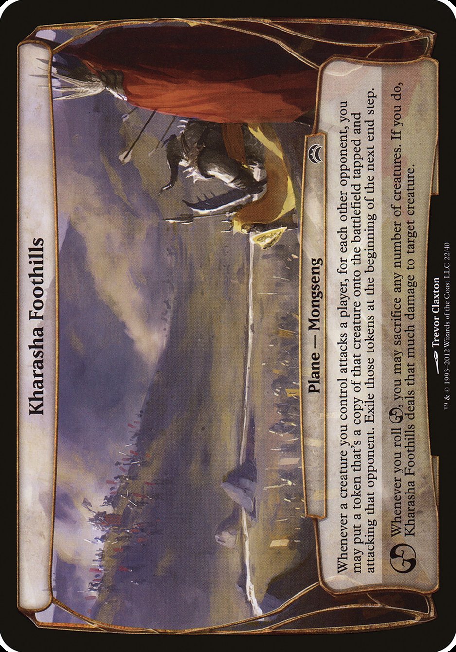 Kharasha Foothills (Planes) [Planechase 2012 Planes] | Card Merchant Takapuna