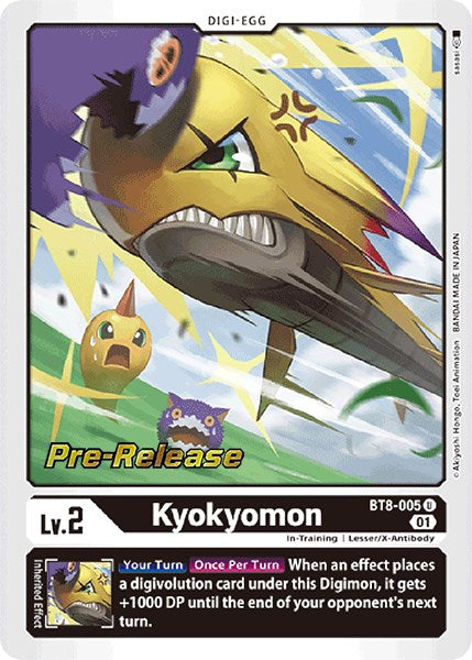 Kyokyomon [BT8-005] [New Awakening Pre-Release Cards] | Card Merchant Takapuna