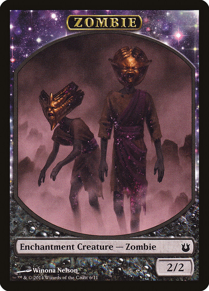 Zombie Token [Born of the Gods Tokens] | Card Merchant Takapuna