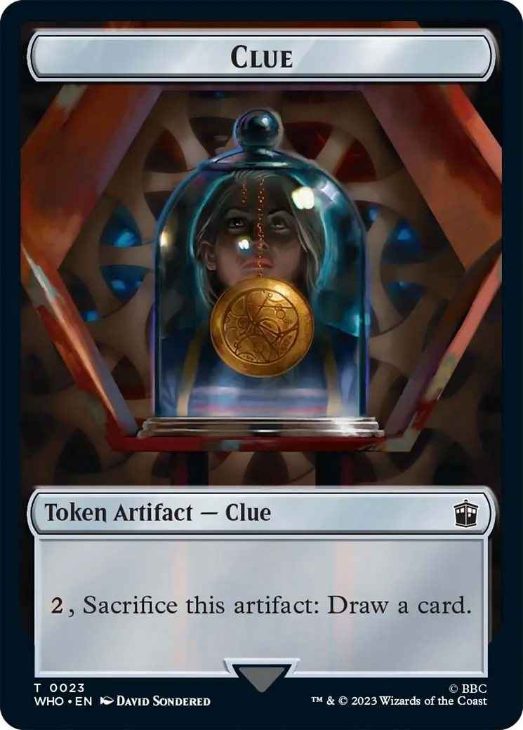 Clue Token [Doctor Who Tokens] | Card Merchant Takapuna