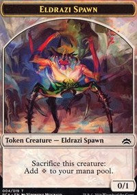 Eldrazi Spawn (004) // Eldrazi Double-Sided Token [Planechase Anthology Tokens] | Card Merchant Takapuna