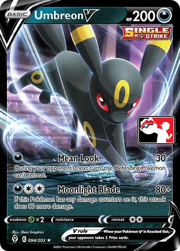 Umbreon V (094/203) [Prize Pack Series One] | Card Merchant Takapuna