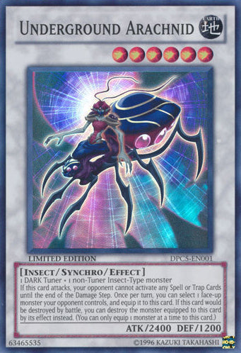 Underground Arachnid [DPC5-EN001] Super Rare | Card Merchant Takapuna