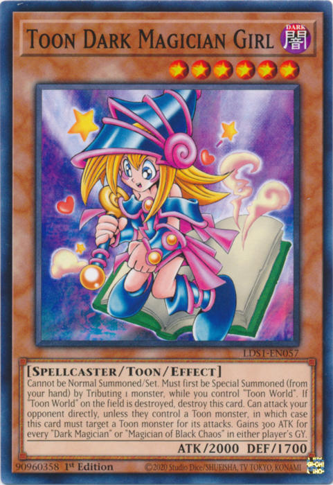 Toon Dark Magician Girl [LDS1-EN057] Common | Card Merchant Takapuna