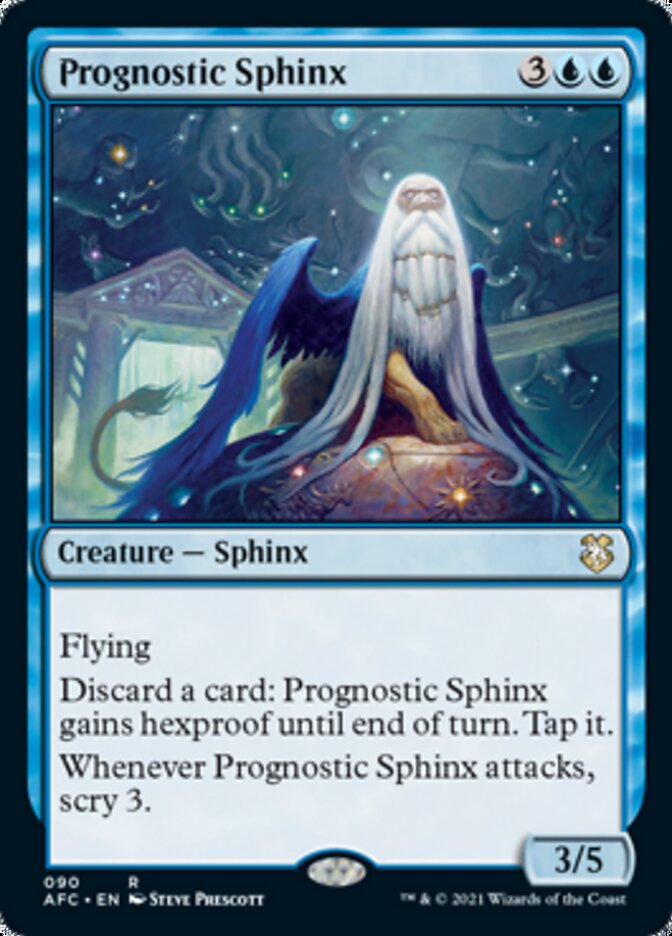 Prognostic Sphinx [Dungeons & Dragons: Adventures in the Forgotten Realms Commander] | Card Merchant Takapuna