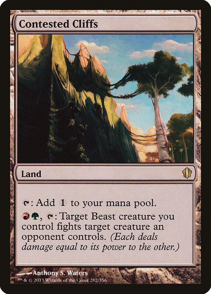 Contested Cliffs [Commander 2013] | Card Merchant Takapuna