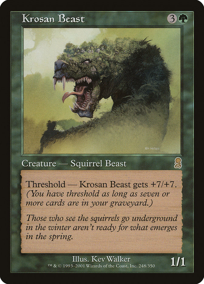 Krosan Beast [Odyssey] | Card Merchant Takapuna