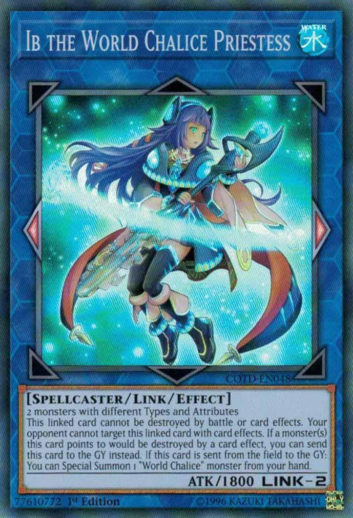 Ib the World Chalice Priestess [COTD-EN048] Super Rare | Card Merchant Takapuna