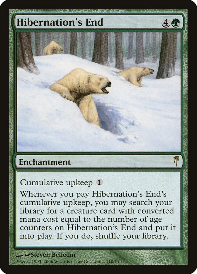 Hibernation's End [Coldsnap] | Card Merchant Takapuna