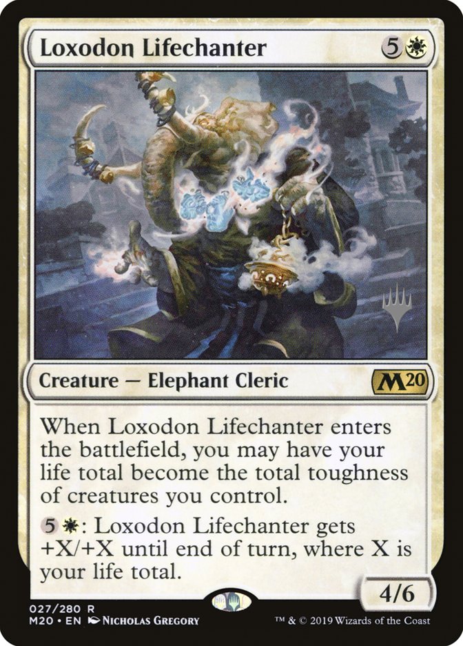 Loxodon Lifechanter (Promo Pack) [Core Set 2020 Promos] | Card Merchant Takapuna