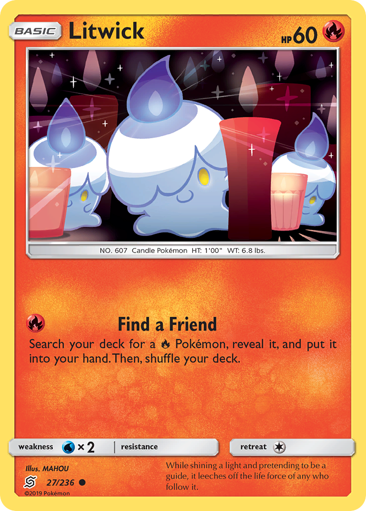 Litwick (27/236) [Sun & Moon: Unified Minds] | Card Merchant Takapuna