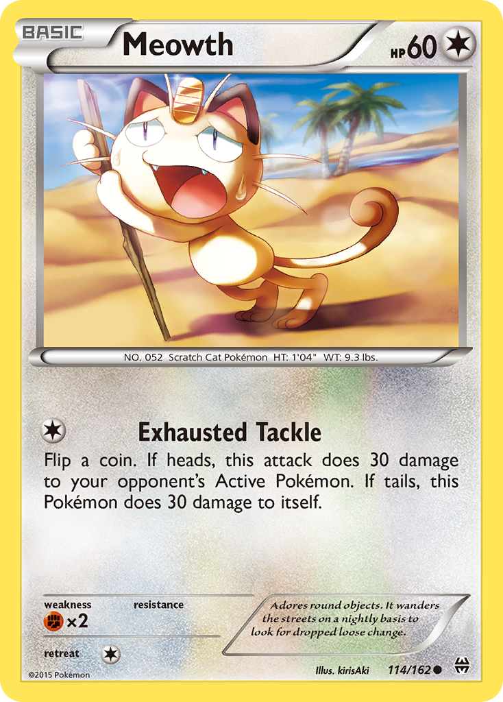 Meowth (114/162) [XY: BREAKthrough] | Card Merchant Takapuna