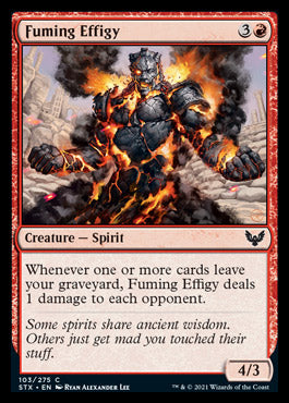 Fuming Effigy [Strixhaven: School of Mages] | Card Merchant Takapuna