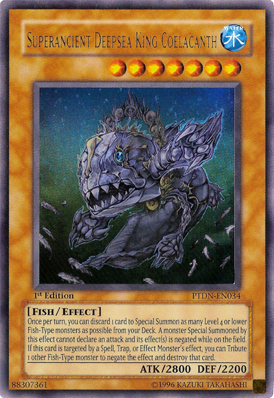 Superancient Deepsea King Coelacanth [PTDN-EN034] Ultra Rare | Card Merchant Takapuna