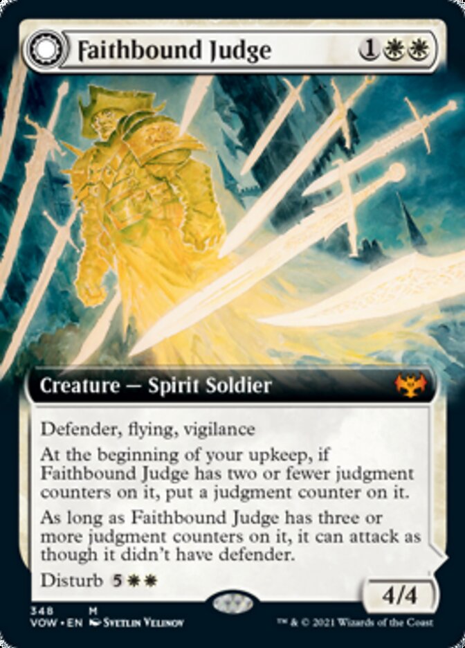 Faithbound Judge // Sinner's Judgment (Extended Art) [Innistrad: Crimson Vow] | Card Merchant Takapuna