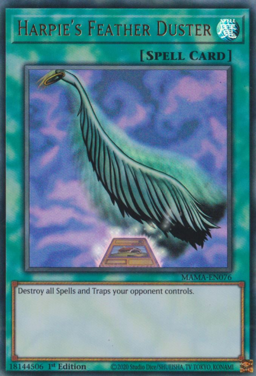 Harpie's Feather Duster [MAMA-EN076] Ultra Rare | Card Merchant Takapuna