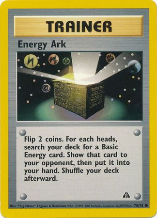 Energy Ark (75/75) [Neo Discovery Unlimited] | Card Merchant Takapuna