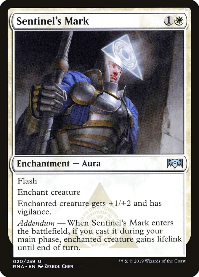 Sentinel's Mark [Ravnica Allegiance] | Card Merchant Takapuna