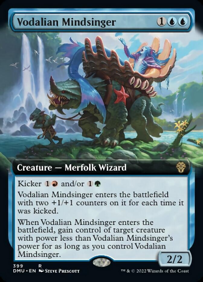 Vodalian Mindsinger (Extended Art) [Dominaria United] | Card Merchant Takapuna