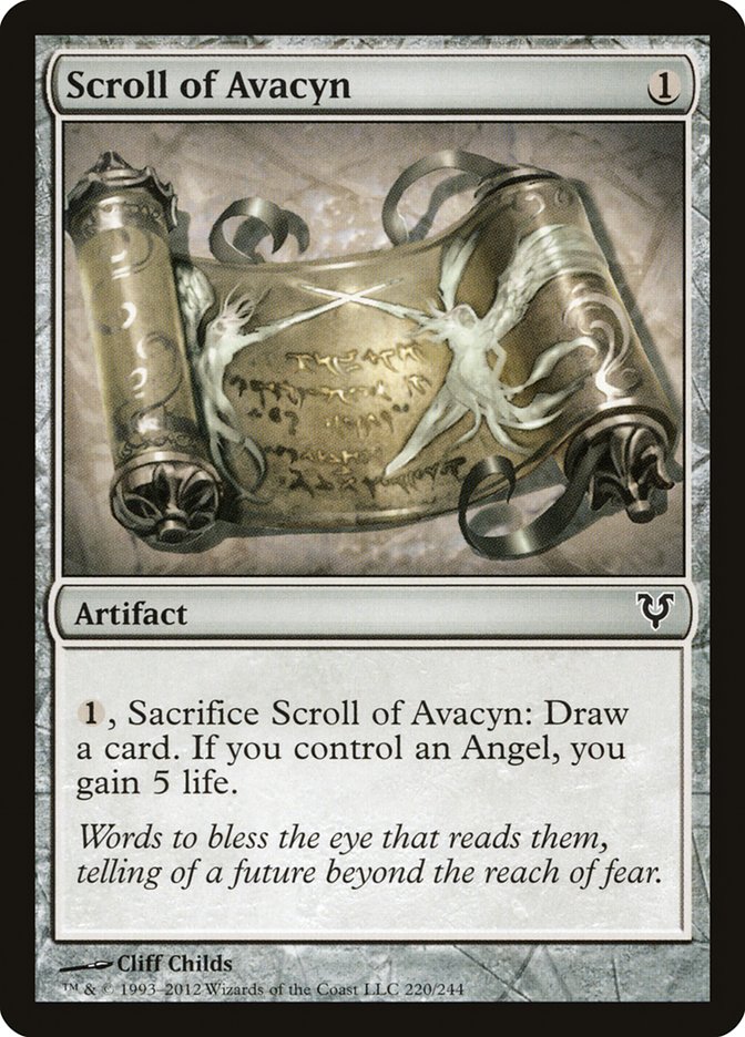 Scroll of Avacyn [Avacyn Restored] | Card Merchant Takapuna