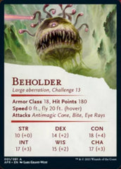 Beholder Art Card [Dungeons & Dragons: Adventures in the Forgotten Realms Art Series] | Card Merchant Takapuna