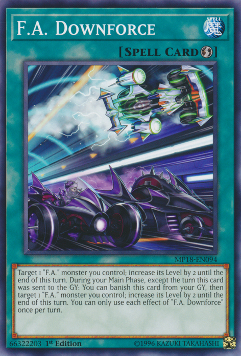 F.A. Downforce [MP18-EN094] Common | Card Merchant Takapuna